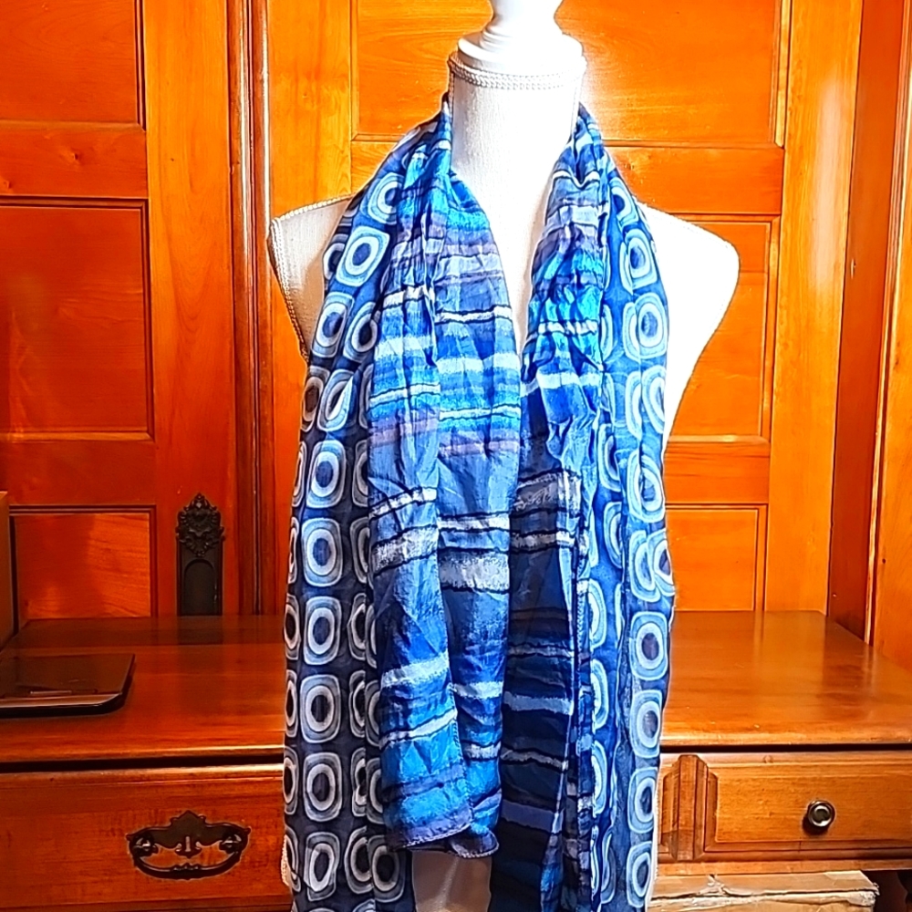 ⚡️5 For $10⚡️Blue vintage scarf lot